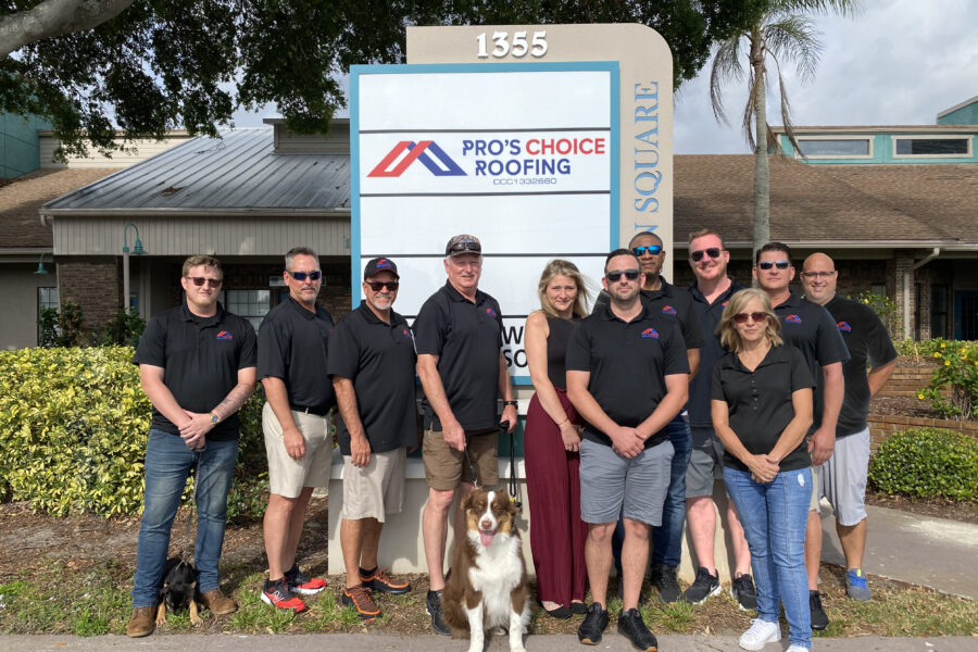 Pro's Choice Roofing Team Picture